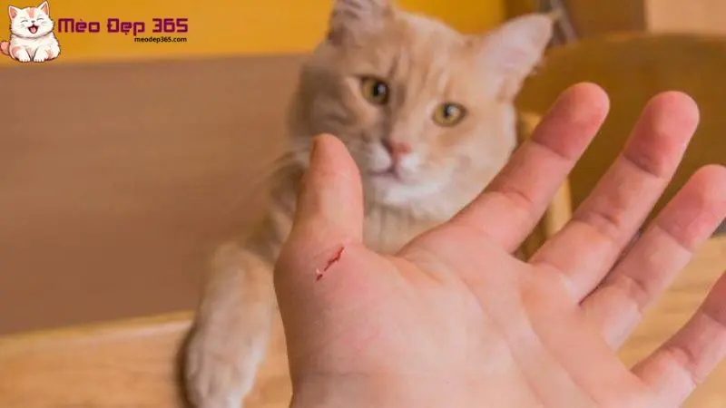 Cắt móng cho mèo bị chảy máu có sao không