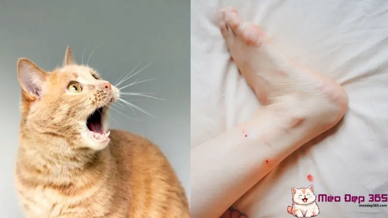 Bị mèo nhà cắn chảy máu có sao không